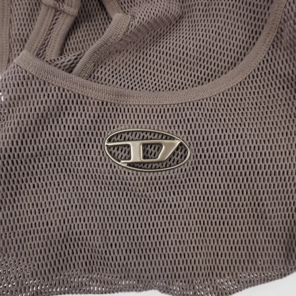 Diesel Jennifer Utlt Mesh Beach Cover Maxi Dress In Brown - Size Medium - NWT - Picture 4 of 11